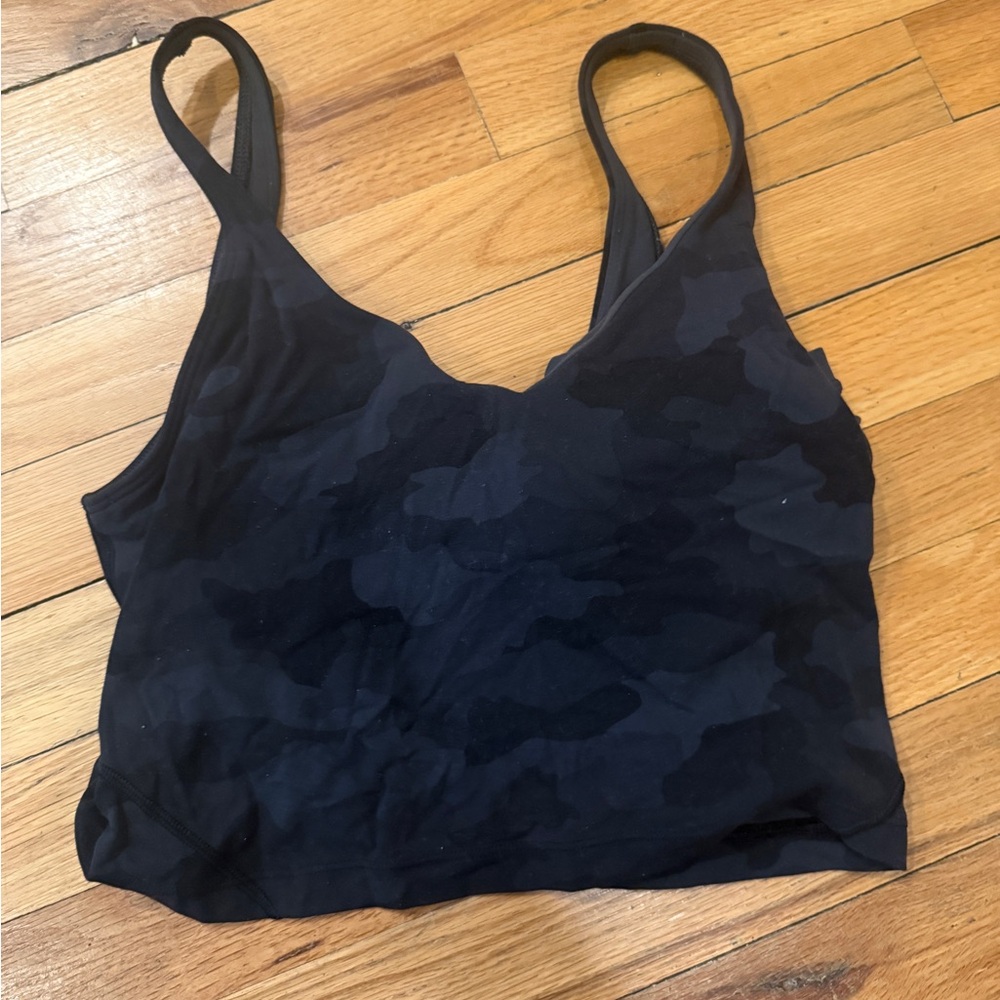 Lulu-B Black Camouflage Tank Top
